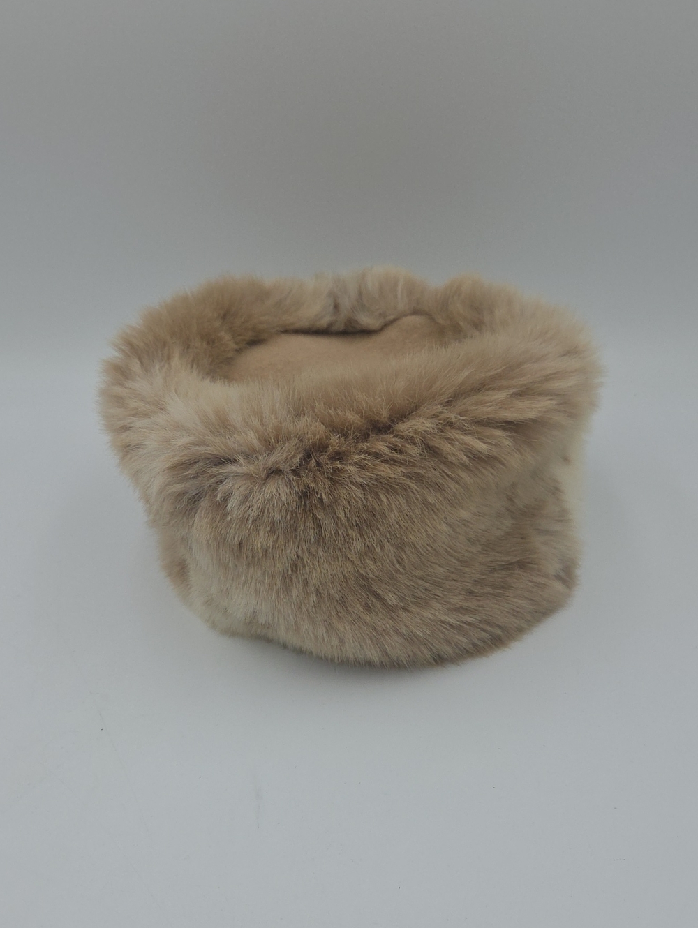 Parkhurst khaki faux fur bucket hat